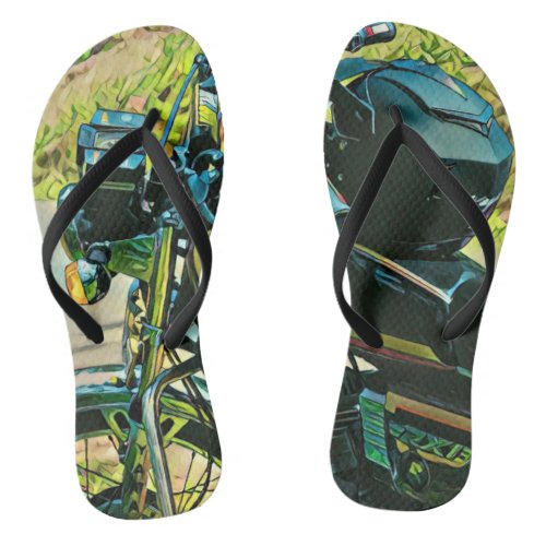 Gifts for a motorcycle rider flip flops