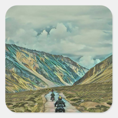 Gifts for a motorcycle rider square sticker