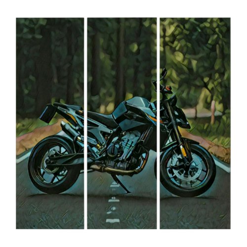 Gifts for a motorcycle rider triptych