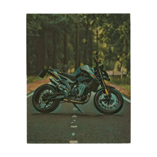 Gifts for a motorcycle rider wood wall art