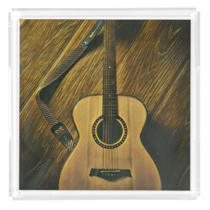 Gifts for a musician guitarist acrylic tray