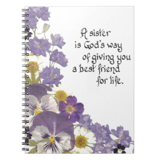 Gifts for a sister notebook