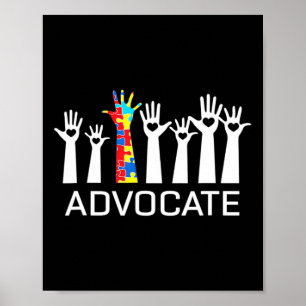 Gifts For Aby Therapist Teacher Parent Autism Awar Poster