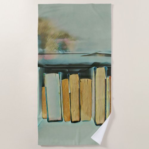 Gifts for book lovers beach towel