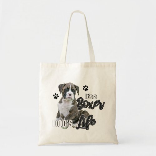 Gifts for Boxer Dog Owners _ Boxer Puppy Tote Bag