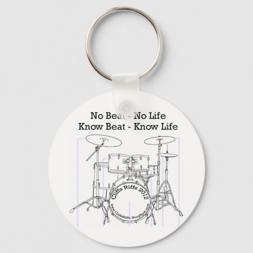 Gifts for Drummers Musicians and Dancers Keychain