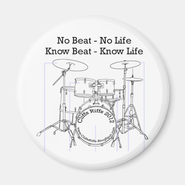 Gifts for Drummers, Musicians, and Dancers Magnet (Front)