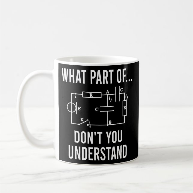 gifts for electrical engineer, gifts electricians  coffee mug (Left)