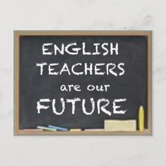 GIFTS FOR ENGLISH TEACHERS POSTCARD