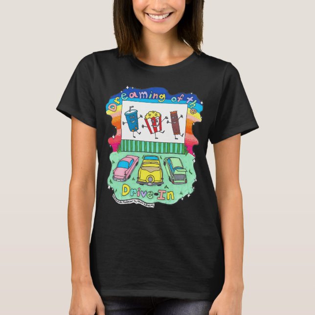 Gifts For Everyone The Movies Drive In  Love Funny T-Shirt (Front)