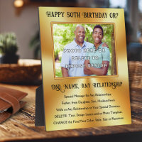 Gifts for Father's 50th Birthday, Any Relationship