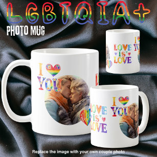 Gifts for Gay Trans LGBTQIA Couples Personalized Coffee Mug