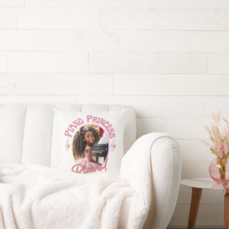 Gifts for gils who love to play the piano throw pillow