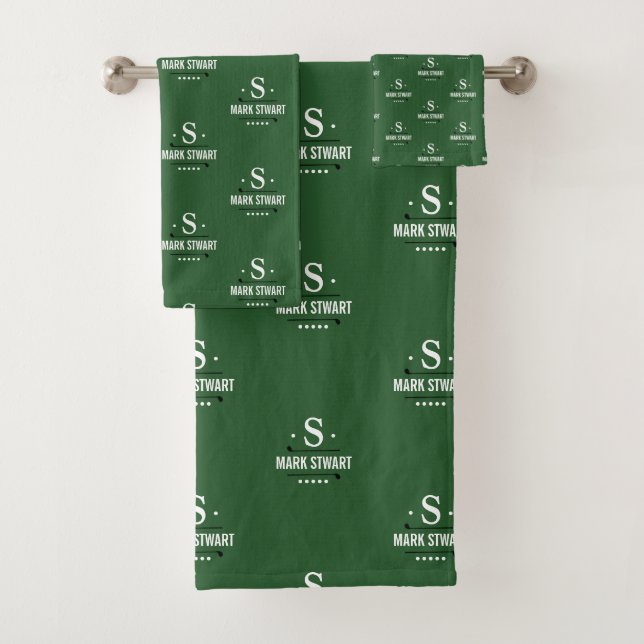 Gifts for Golfers Bath Towel Set (Insitu)