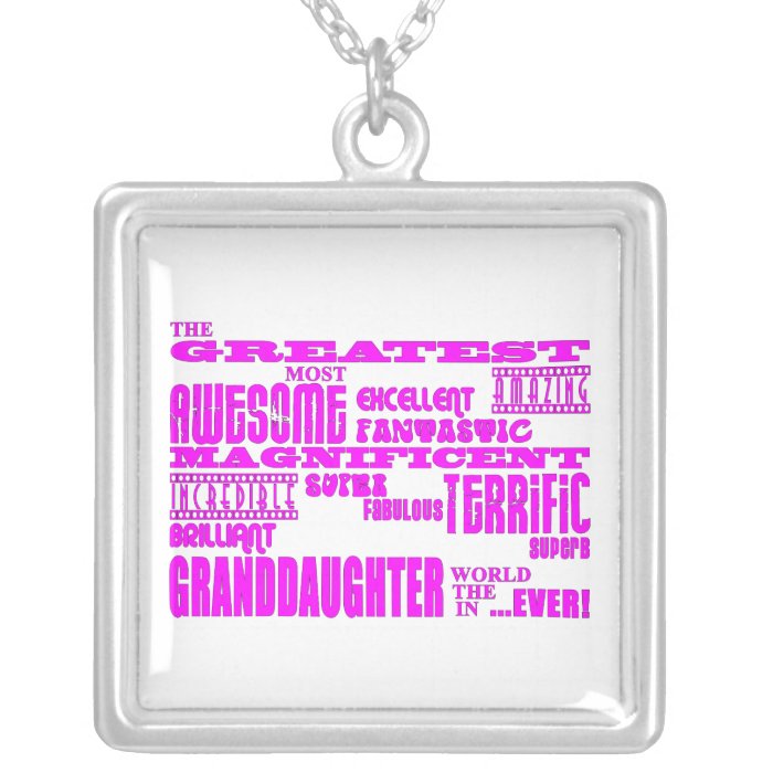 Gifts for Granddaughters  Greatest Granddaughter Jewelry