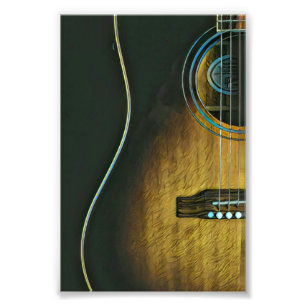 Gifts for guitar lovers photo print