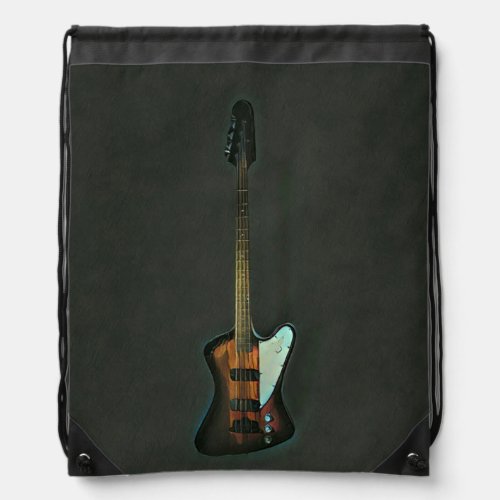 Gifts for guitar players drawstring bag