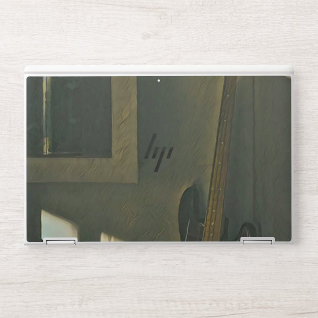 Gifts for guitar players HP laptop skin (Front)