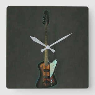 Gifts for guitar players square wall clock
