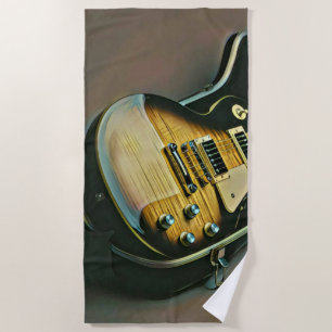 Gifts for guitarist beach towel