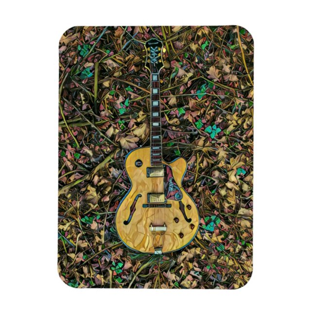 Gifts for guitarist magnet (Vertical)