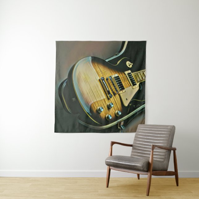 Gifts for guitarist tapestry (In Situ)