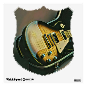 Gifts for guitarist wall decal