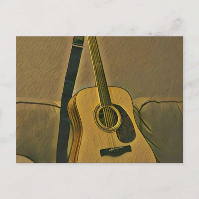 Gifts for guitarists postcard (Front)