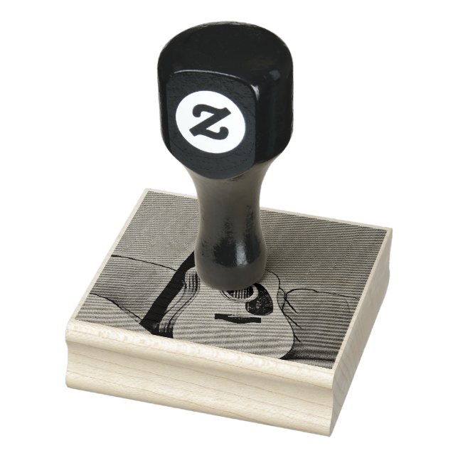 Gifts for guitarists rubber stamp (Stamp)
