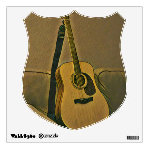 Gifts for guitarists wall decal