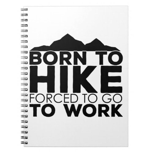 Gifts for Hikers  Hiking Mountaineers Mountains Notebook