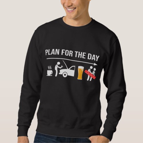 Gifts For Mechanics Funny Coffee Wrench Beer Adult Sweatshirt