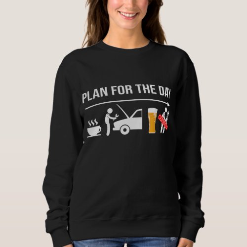 Gifts For Mechanics Funny Coffee Wrench Beer Adult Sweatshirt