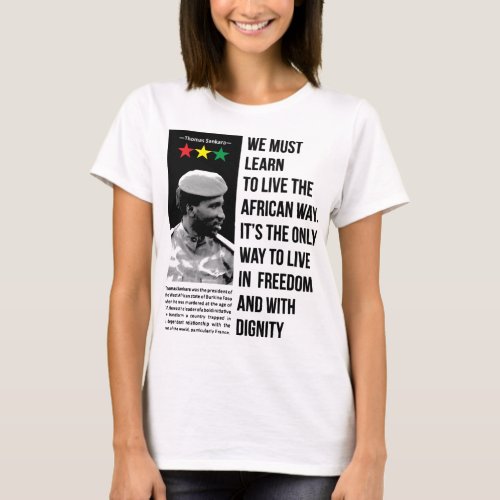 Gifts For Men Che Guevara Thomas Of Sankara Africa T_Shirt