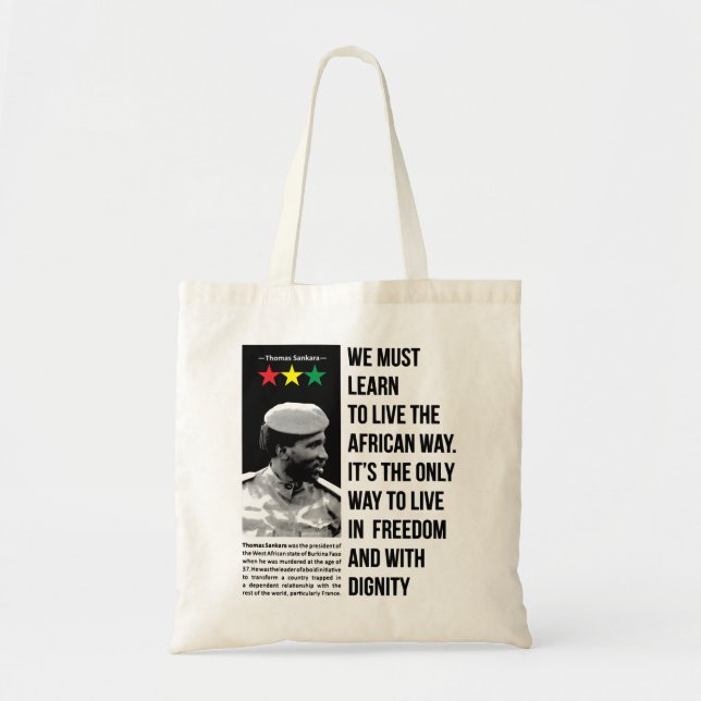 Gifts For Men Che Guevara Thomas Of Sankara Africa Tote Bag (Front)