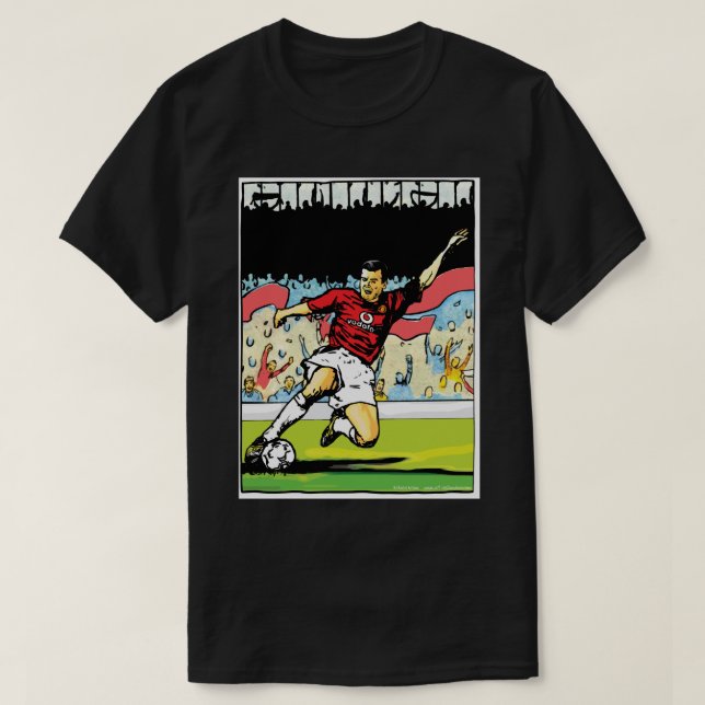 Gifts For Men Keano Roy Of The Rovers Style T-Shirt (Design Front)