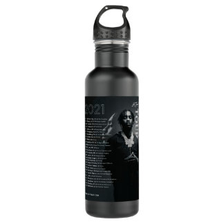 Gifts For Men Rapper Lil Tjay Hiphop Awesome For M Stainless Steel Water Bottle