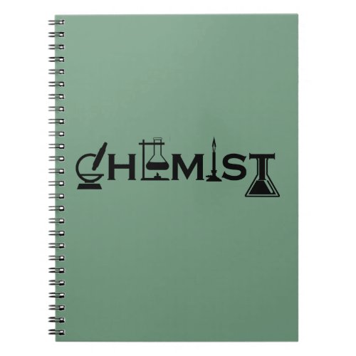 gifts for mens and womens chemist notebook