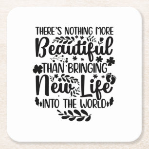 Gifts for Midwives Midwife Maternity Nurse Birth Square Paper Coaster