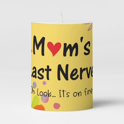 Gifts for Mom Gag Gifts for Mothers Day Pillar Candle