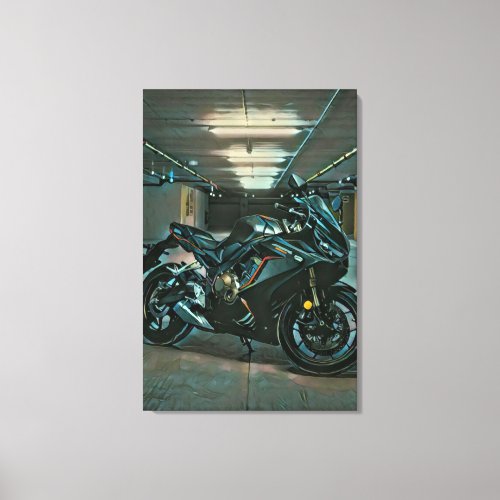 Gifts for motorcyclists canvas print