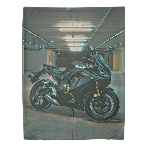 Gifts for motorcyclists duvet cover