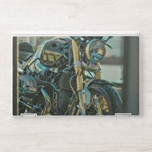 Gifts for motorcyclists HP laptop skin