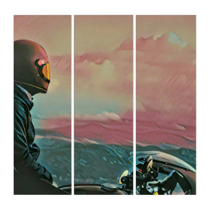 Gifts for motorcyclists triptych