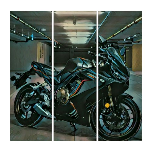 Gifts for motorcyclists triptych