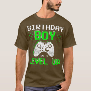 Gifts for n Boys - Level Up Birthday Video Game T-Shirt