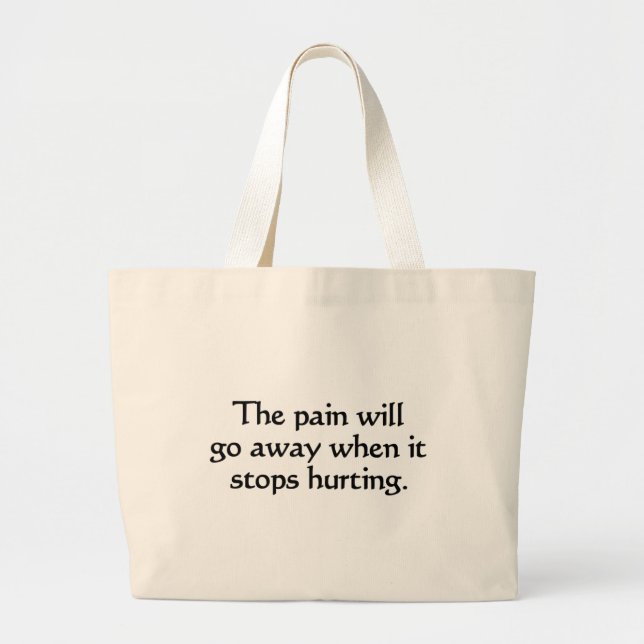 Gifts for Nurses & Patients Large Tote Bag (Front)