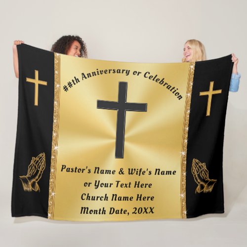 Gifts for Pastor and Wife Anniversary Birthday  Fleece Blanket