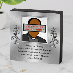Gifts for Pastor Appreciation Month, ANY Occasion Wooden Box Sign