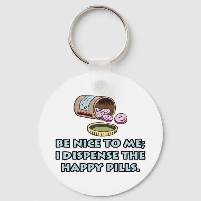 Gifts for Pharmacists Keychain (Front)